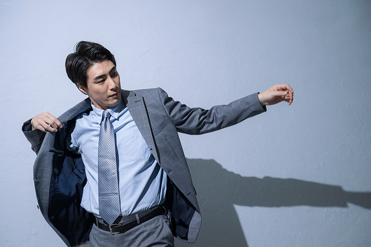 スーツの着心地イメージ